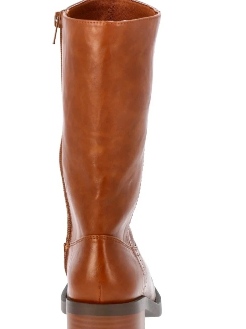 Girls Size 13 Brown Tall Faux Leather Riding Boots Youth Western Wonder Nation
